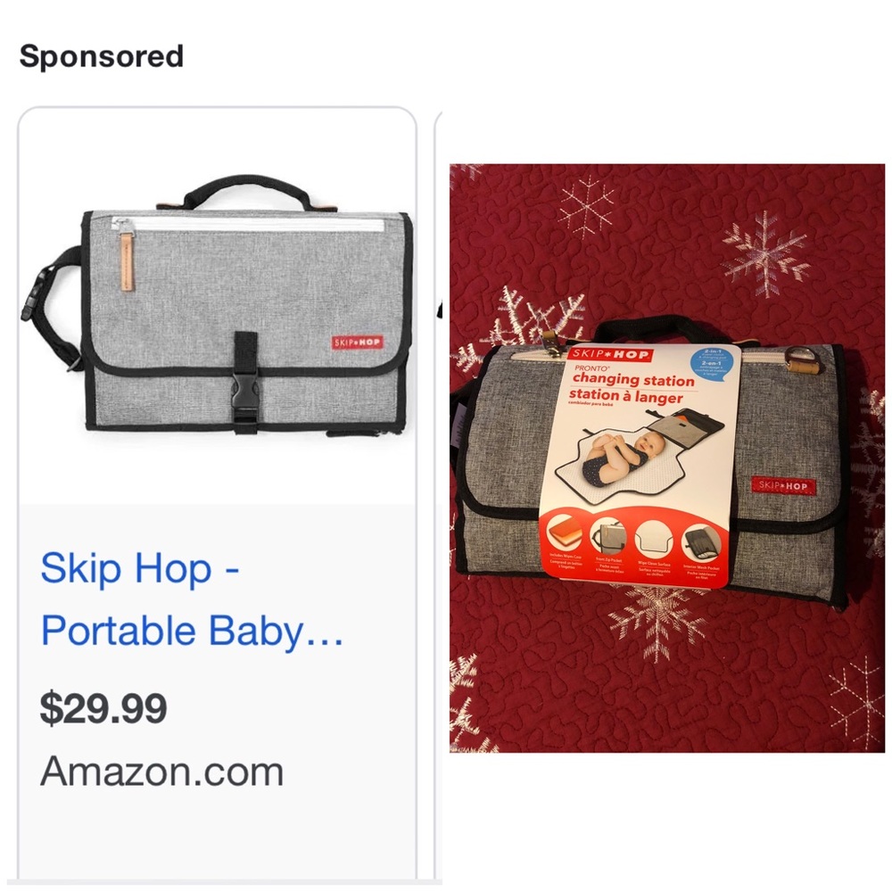 NWT Skip Hop Portable Diaper Changing Station